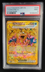 PSA 9 Charizard ex 228/197 Obsidian Flames Pokemon Graded Card